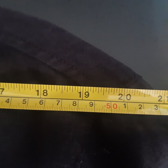 H&M SZ L Black Linen Fully Lined Zip Up Jacket - Picture 6 of 10